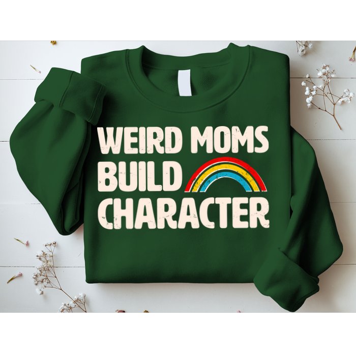 Funny Weird Moms Build Characters Sweatshirt