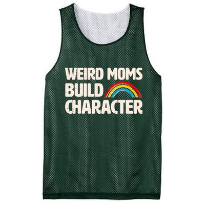 Funny Weird Moms Build Characters Mesh Reversible Basketball Jersey Tank