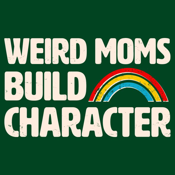 Funny Weird Moms Build Characters Premium T-Shirt