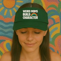 Funny Weird Moms Build Characters Visor
