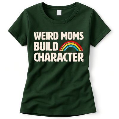 Funny Weird Moms Build Characters Womens T-Shirt