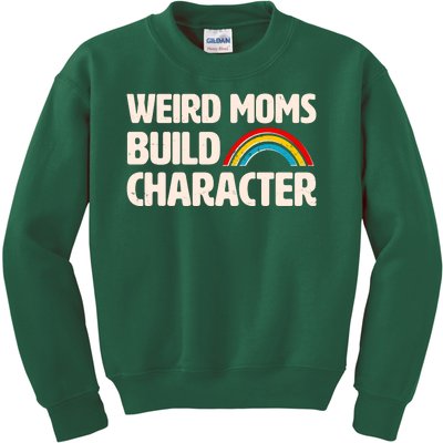 Funny Weird Moms Build Characters Kids Sweatshirt