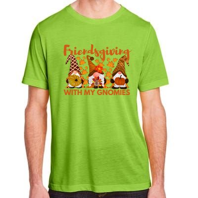 Friendsgiving With My Gnomies Funny Friend Thanksgiving Gift Adult ChromaSoft Performance T-Shirt