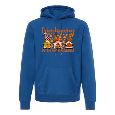 Friendsgiving With My Gnomies Funny Friend Thanksgiving Gift Premium Hoodie