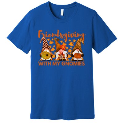 Friendsgiving With My Gnomies Funny Friend Thanksgiving Gift Premium T-Shirt