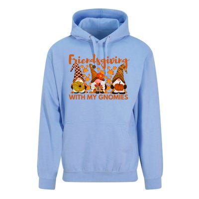 Friendsgiving With My Gnomies Funny Friend Thanksgiving Gift Unisex Surf Hoodie