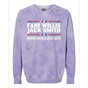 Fani Willis Making America Great Again Jack Smith Colorblast Crewneck Sweatshirt