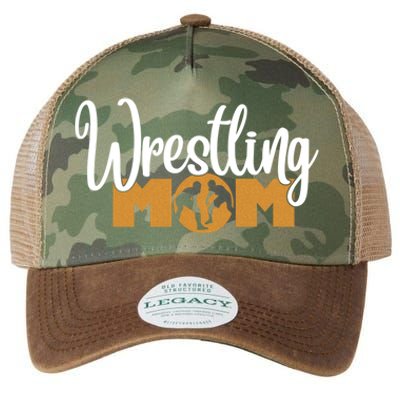 Funny Wrestling Mom Wrestler Mom Meaningful Gift Legacy Tie Dye Trucker Hat