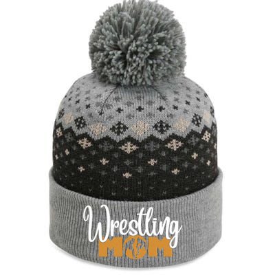 Funny Wrestling Mom Wrestler Mom Meaningful Gift The Baniff Cuffed Pom Beanie