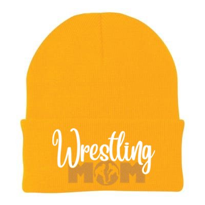 Funny Wrestling Mom Wrestler Mom Meaningful Gift Knit Cap Winter Beanie