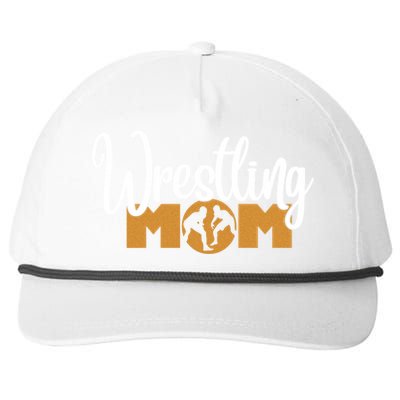 Funny Wrestling Mom Wrestler Mom Meaningful Gift Snapback Five-Panel Rope Hat