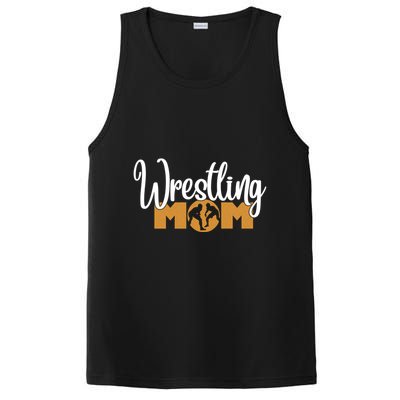 Funny Wrestling Mom Wrestler Mom Meaningful Gift PosiCharge Competitor Tank