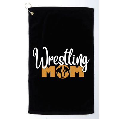Funny Wrestling Mom Wrestler Mom Meaningful Gift Golf Towel