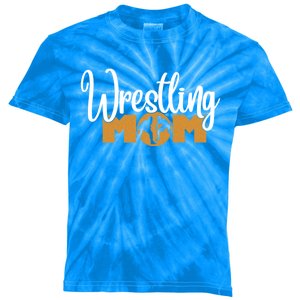 Funny Wrestling Mom Wrestler Mom Meaningful Gift Kids Tie-Dye T-Shirt