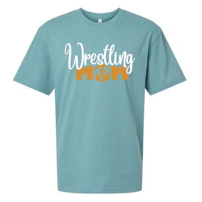 Funny Wrestling Mom Wrestler Mom Meaningful Gift Sueded Cloud Jersey T-Shirt