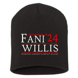 FANI WILLIS Making America Great Again Short Acrylic Beanie