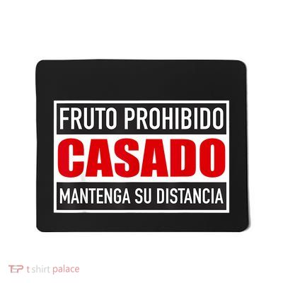 Funny Warning Married Man Keep At Distance Husband Pajamas Mousepad