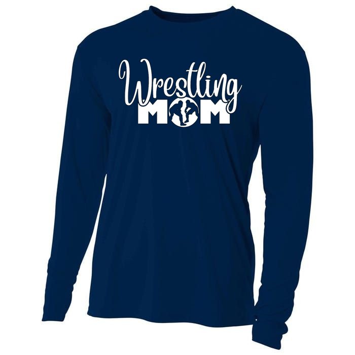 Funny Wrestling Mom Gift For Love Cooling Performance Long Sleeve Crew