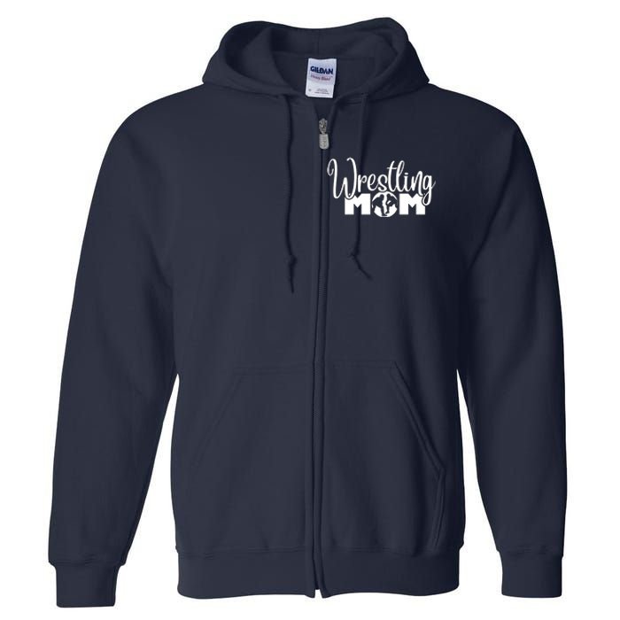 Funny Wrestling Mom Gift For Love Full Zip Hoodie