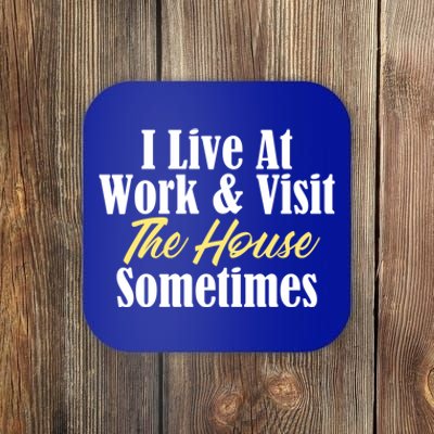 Funny Work Meaningful Gift Stupid Job No Life Stupid Boss Funny Meme Cute Gift Coaster