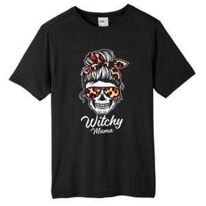 Funny Witchy Mama Skull Witch Mom Women Spooky Halloween Day Tall Fusion ChromaSoft Performance T-Shirt