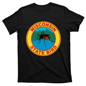 Funny Wisconsin Mosquito State Bird T-Shirt