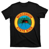 Funny Wisconsin Mosquito State Bird T-Shirt