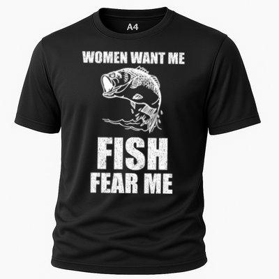 Fish Want Me, Women Fear Me Meme Performance Shirt