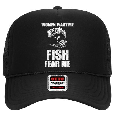 Fish Want Me, Women Fear Me Meme Trucker Hat