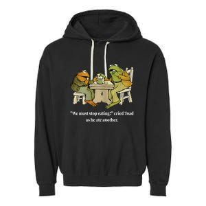 Funny We Must Stop Eating Cried Toad As He Ate Another Garment-Dyed Fleece Hoodie