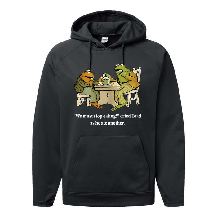 Funny We Must Stop Eating Cried Toad As He Ate Another Performance Fleece Hoodie