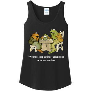 Funny We Must Stop Eating Cried Toad As He Ate Another Ladies Essential Tank