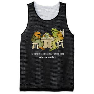 Funny We Must Stop Eating Cried Toad As He Ate Another Mesh Reversible Basketball Jersey Tank