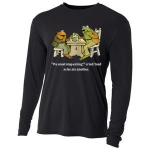 Funny We Must Stop Eating Cried Toad As He Ate Another Cooling Performance Long Sleeve Crew