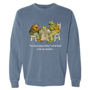 Funny We Must Stop Eating Cried Toad As He Ate Another Garment-Dyed Sweatshirt