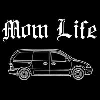 Funny Womens Mom Life Gangsta Minivan Gift Funny Gift For Busy Moms 16 in Basic Backpack