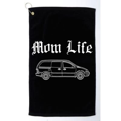 Funny Womens Mom Life Gangsta Minivan Gift Funny Gift For Busy Moms Golf Towel