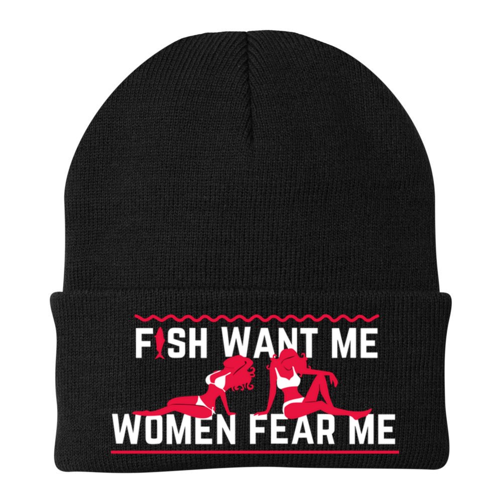 Fish Want Me, Women Fear Me Beanie