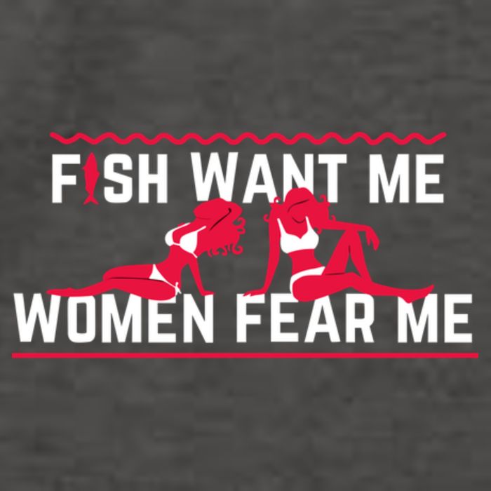 Fish Want Me, Women Fear Me Vector Backpack