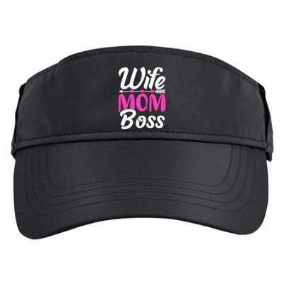 Funny Wife Mom Boss MotherS Day Gift Adult Drive Performance Visor