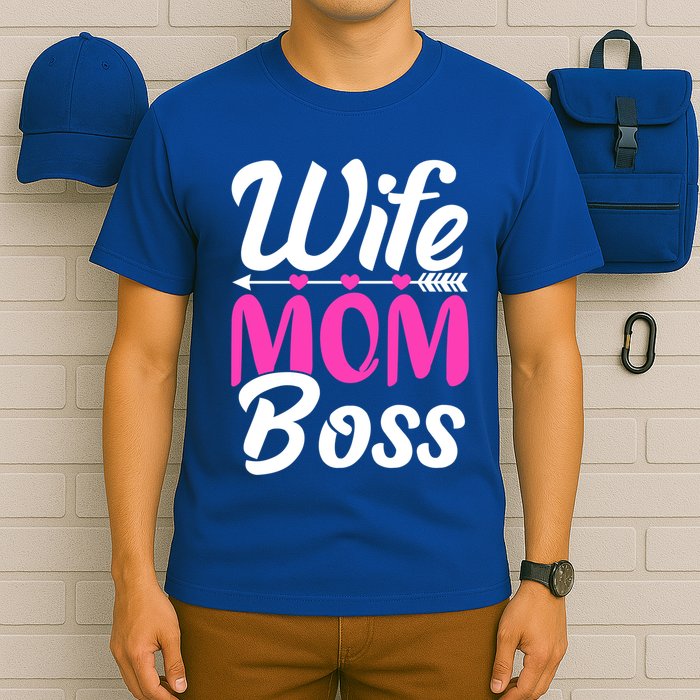 Funny Wife Mom Boss MotherS Day Gift T-Shirt