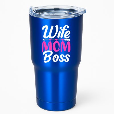 Funny Wife Mom Boss MotherS Day Gift Tumbler