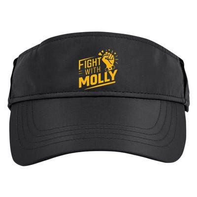 Fight With Molly Stem Cell Cancer Warrior Adult Drive Performance Visor