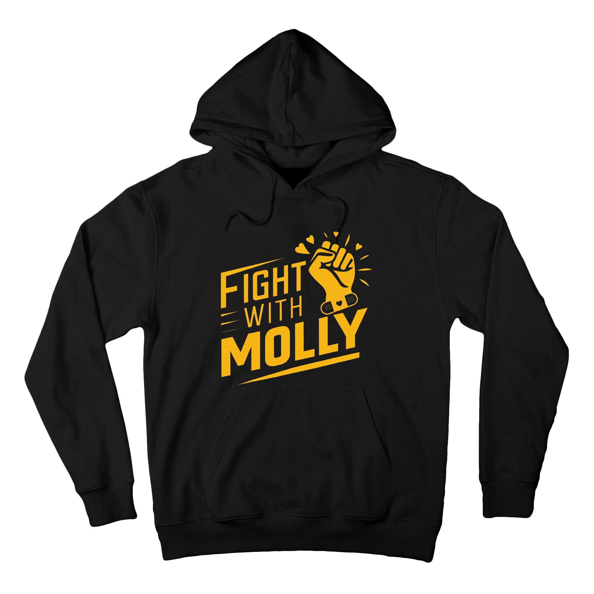 Fight With Molly Stem Cell Cancer Warrior Tall Hoodie