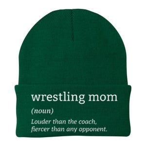 Funny Wrestling Mom Definition Wrestler Wrestling Fans Knit Cap Winter Beanie