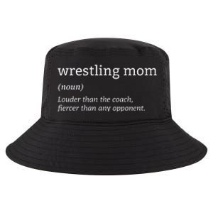 Funny Wrestling Mom Definition Wrestler Wrestling Fans Cool Comfort Performance Bucket Hat