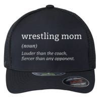 Funny Wrestling Mom Definition Wrestler Wrestling Fans Flexfit Unipanel Trucker Cap