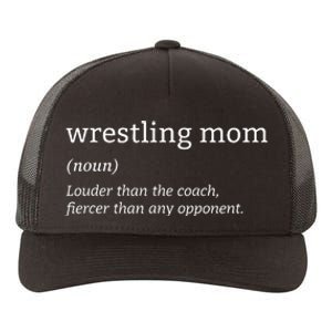 Funny Wrestling Mom Definition Wrestler Wrestling Fans Yupoong Adult 5-Panel Trucker Hat