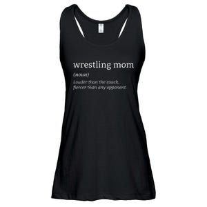 Funny Wrestling Mom Definition Wrestler Wrestling Fans Ladies Essential Flowy Tank