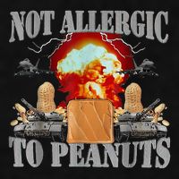 Funny Weird Meme Not Allergic To Peanut Cursed Peanut Butter Ladies PosiCharge Tri-Blend Wicking Tank